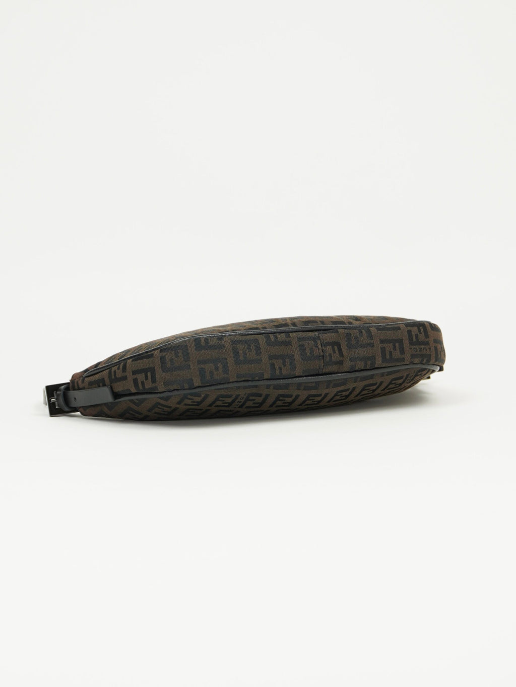 FENDI ZUCCA CRESCENT SHOULDER BAG