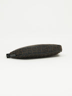 FENDI ZUCCA CRESCENT SHOULDER BAG