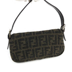 FENDI CASHMERE WOOL BAGUETTE SHOULDER BAG
