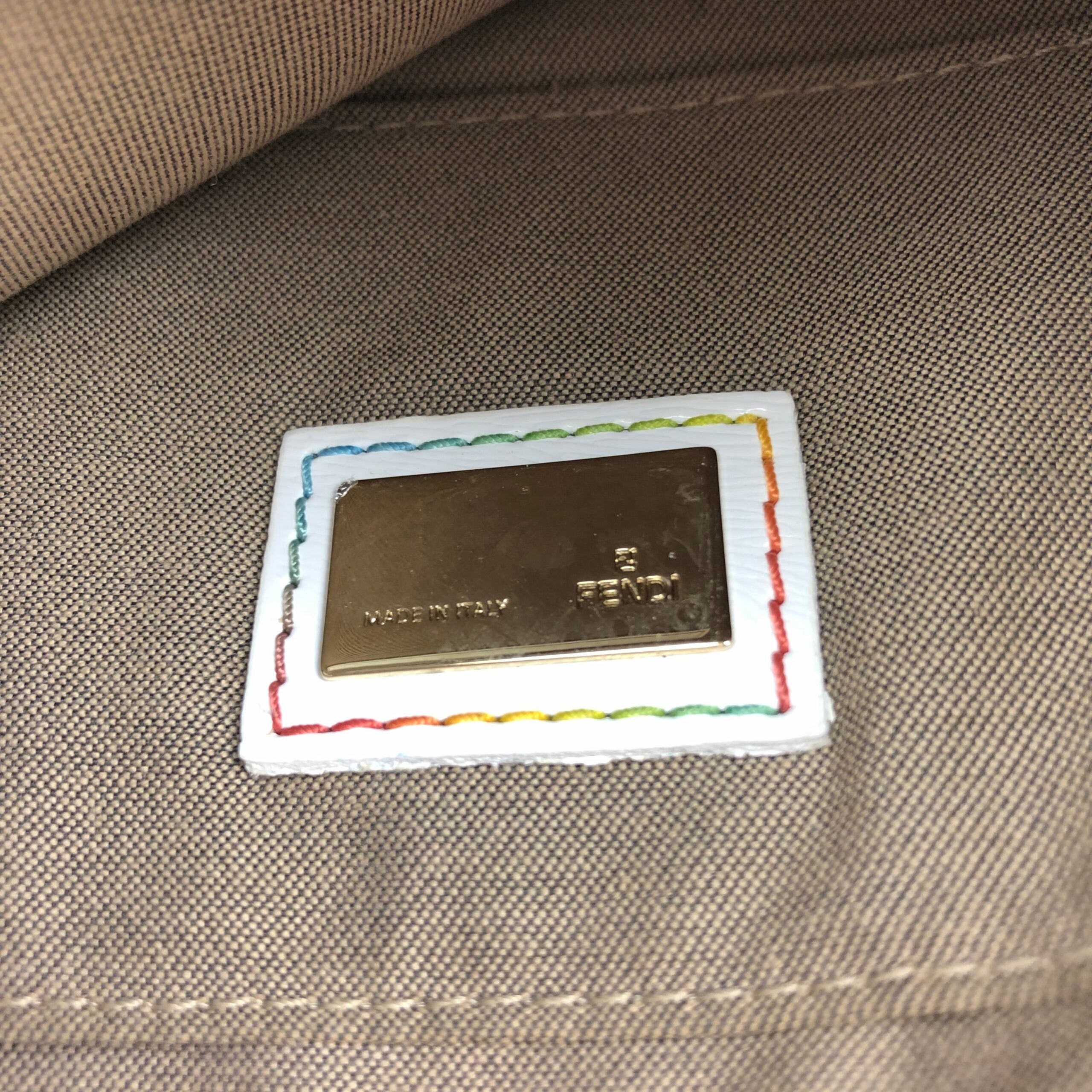 FENDI ZUCCA CHAIN BAG