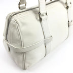 CHRISTIAN DIOR LEATHER BAG WITH SILVER HARDWARE