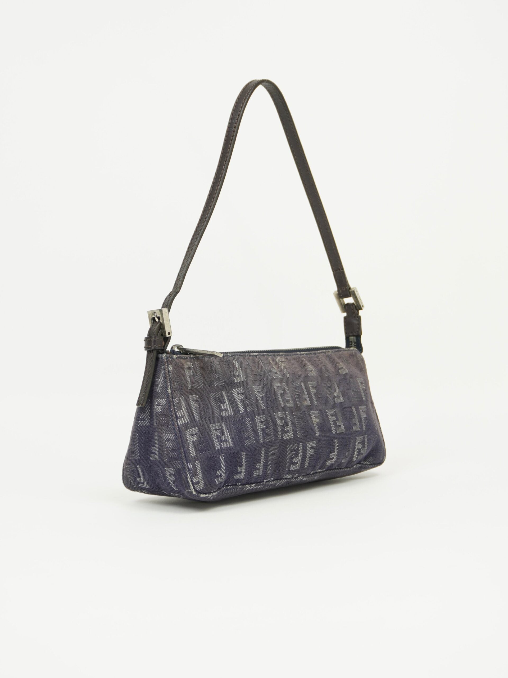 FENDI DENIM ZUCCA SHOULDER BAG