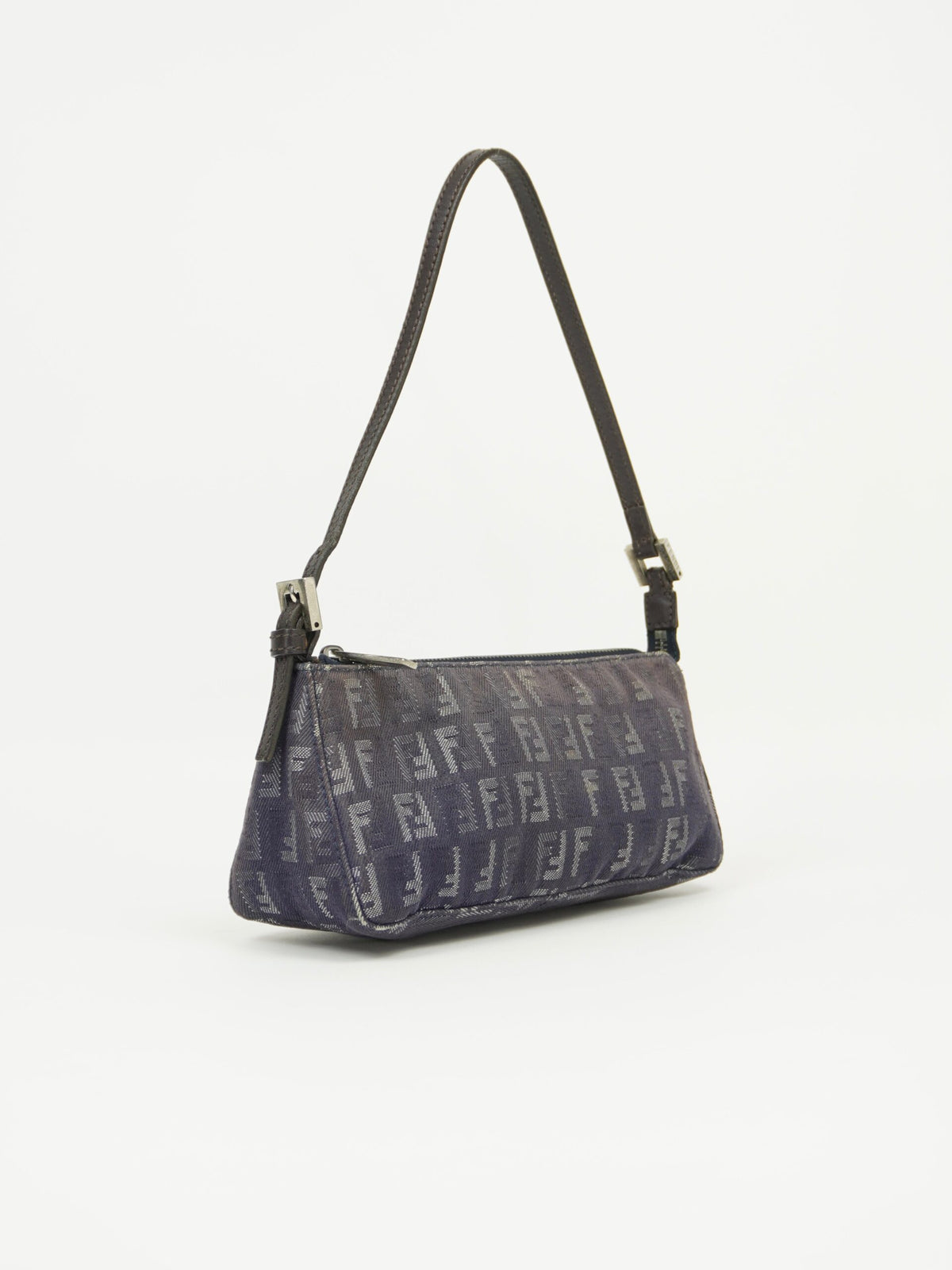 FENDI DENIM ZUCCA SHOULDER BAG