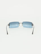 CHANEL RIMLESS RHINESTONE SUNGLASSES