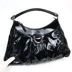 GUCCI MONOGRAM LEATHER ABBEY BAG