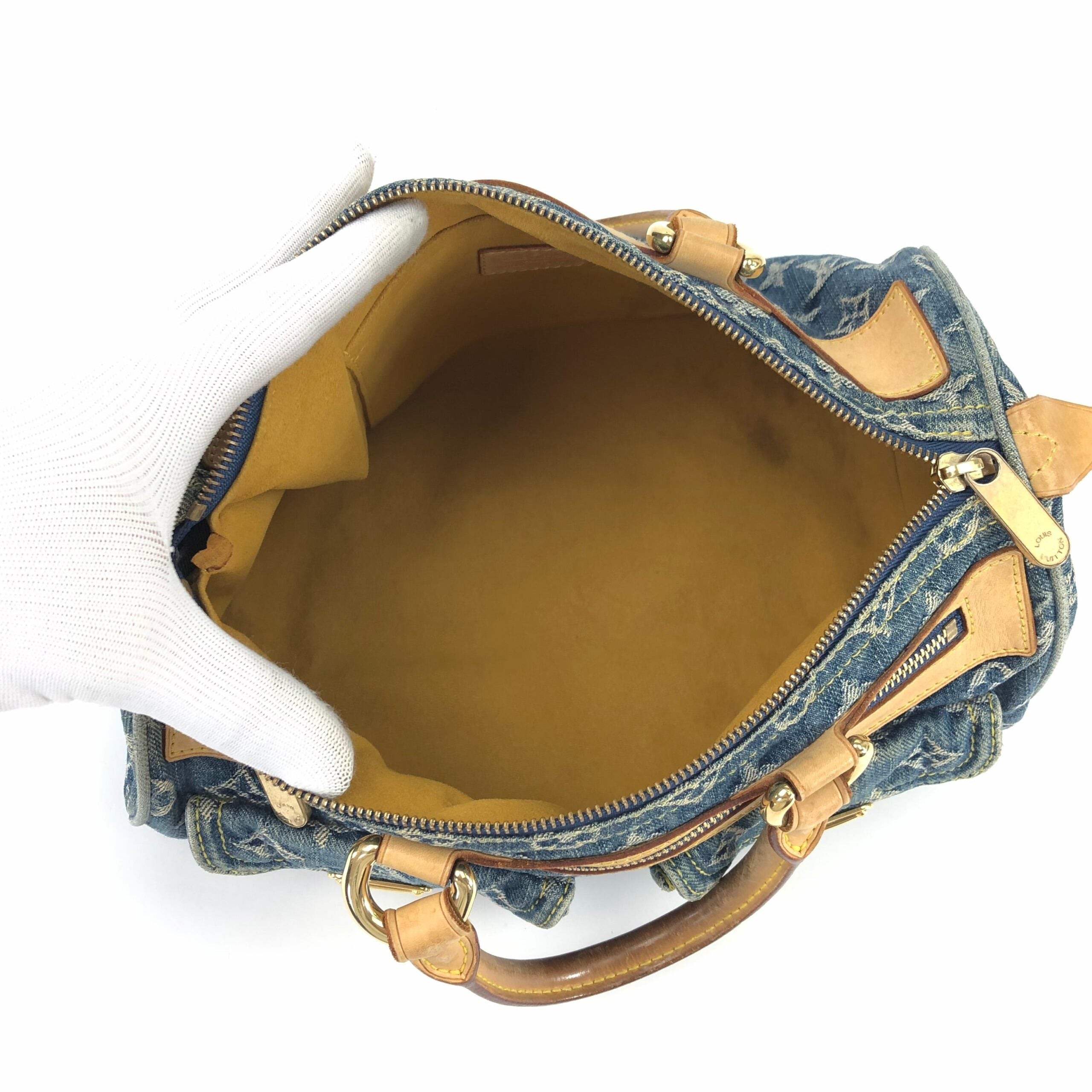 LOUIS VUITTON NEO SPEEDY DENIM BAG
