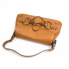 GUCCI HORSEBIT CHAIN LEATHER SHOULDER BAG