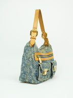 LOUIS VUITTON BAGGY PM DENIM SHOULDER BAG