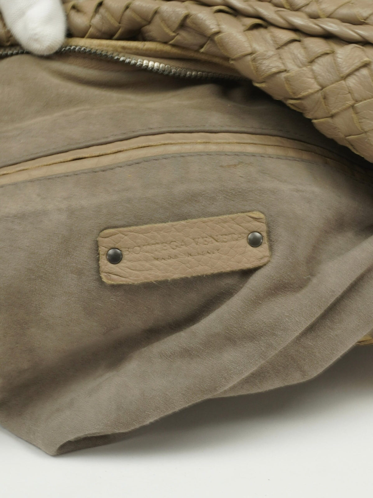BOTTEGA VENETA SNAKESKIN INTRECCIATO HOBO SHOULDER BAG