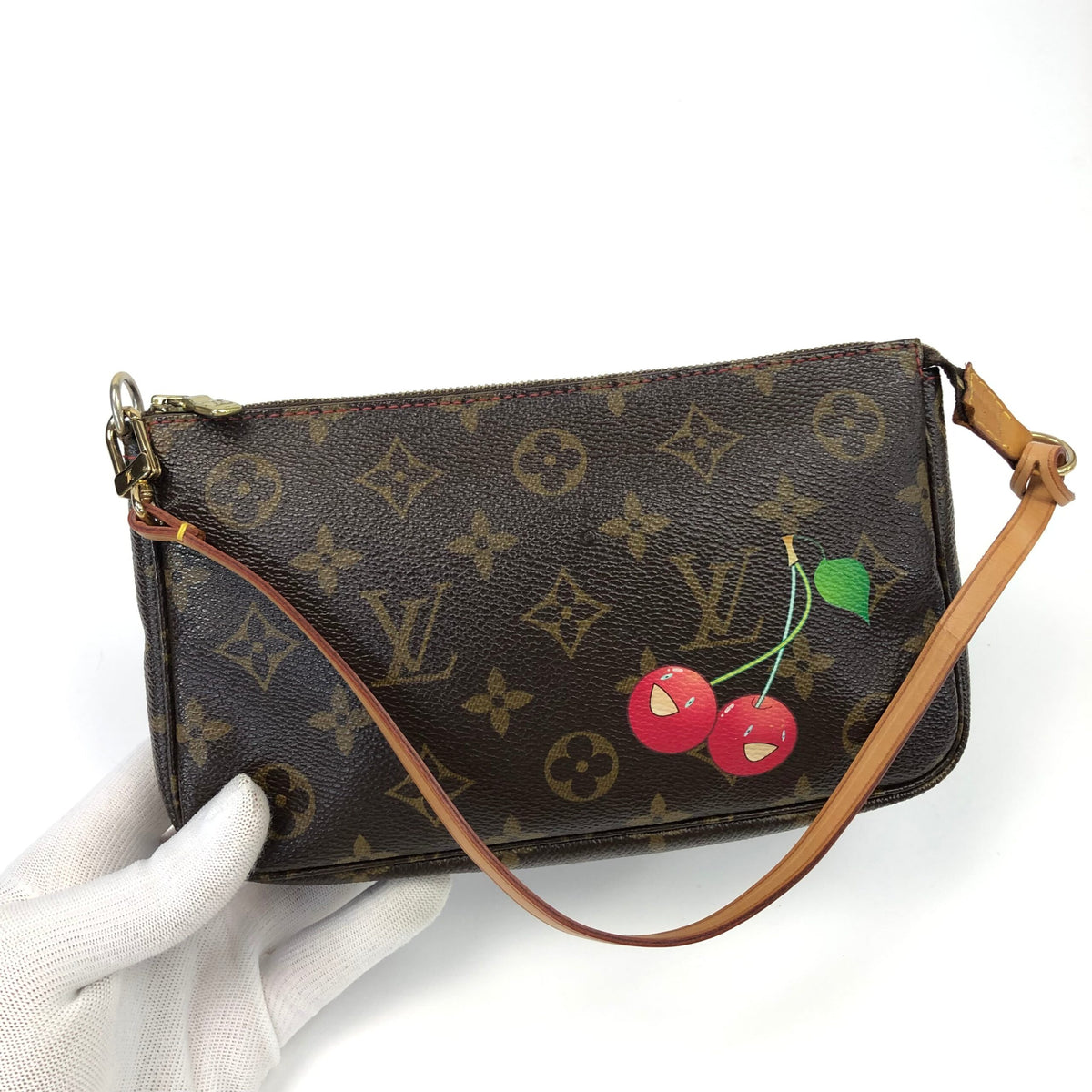 LOUIS VUITTON CHERRY TAKASHI MURAKAMI POCHETTE BAG