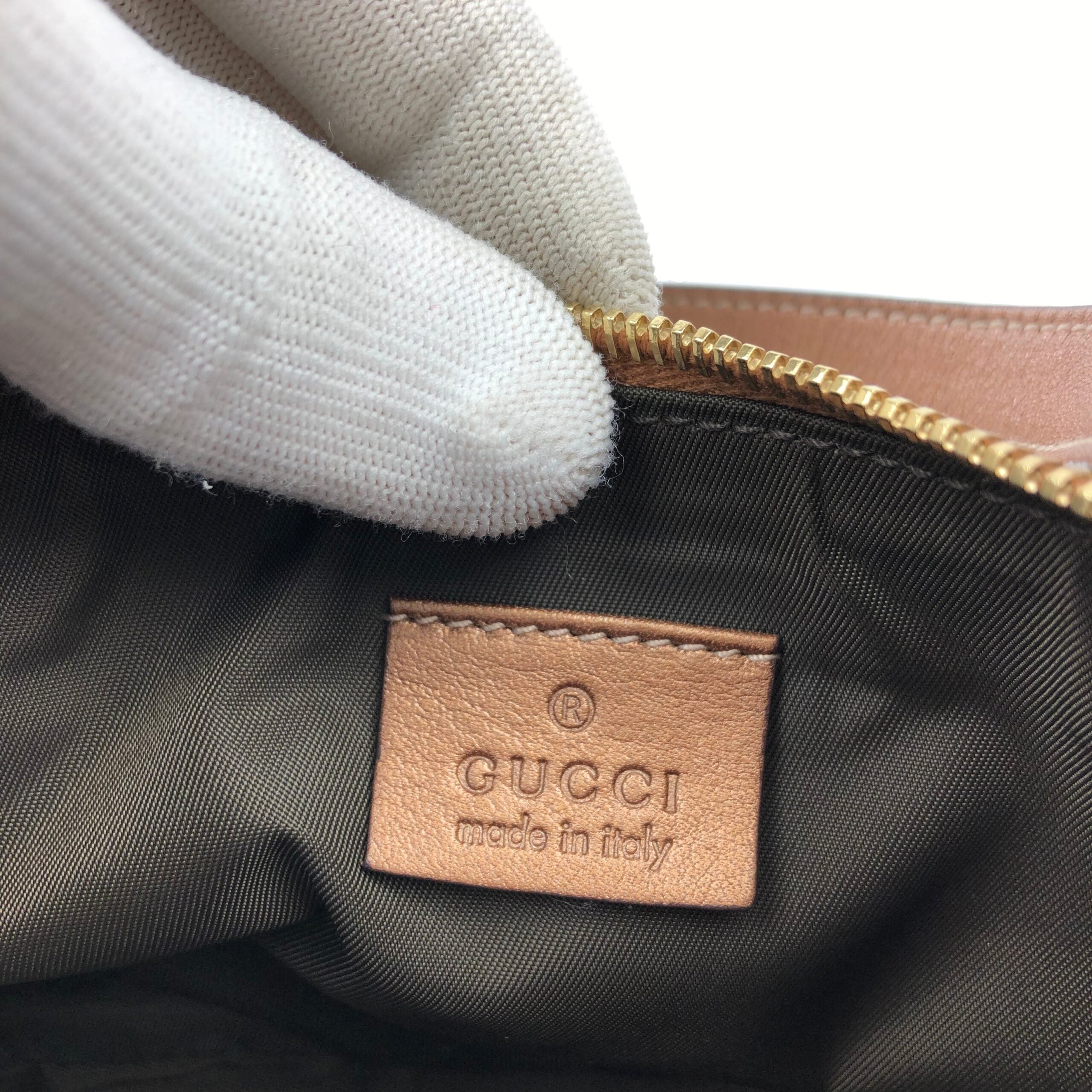 GUCCI MONOGRAM SHOULDER BAG
