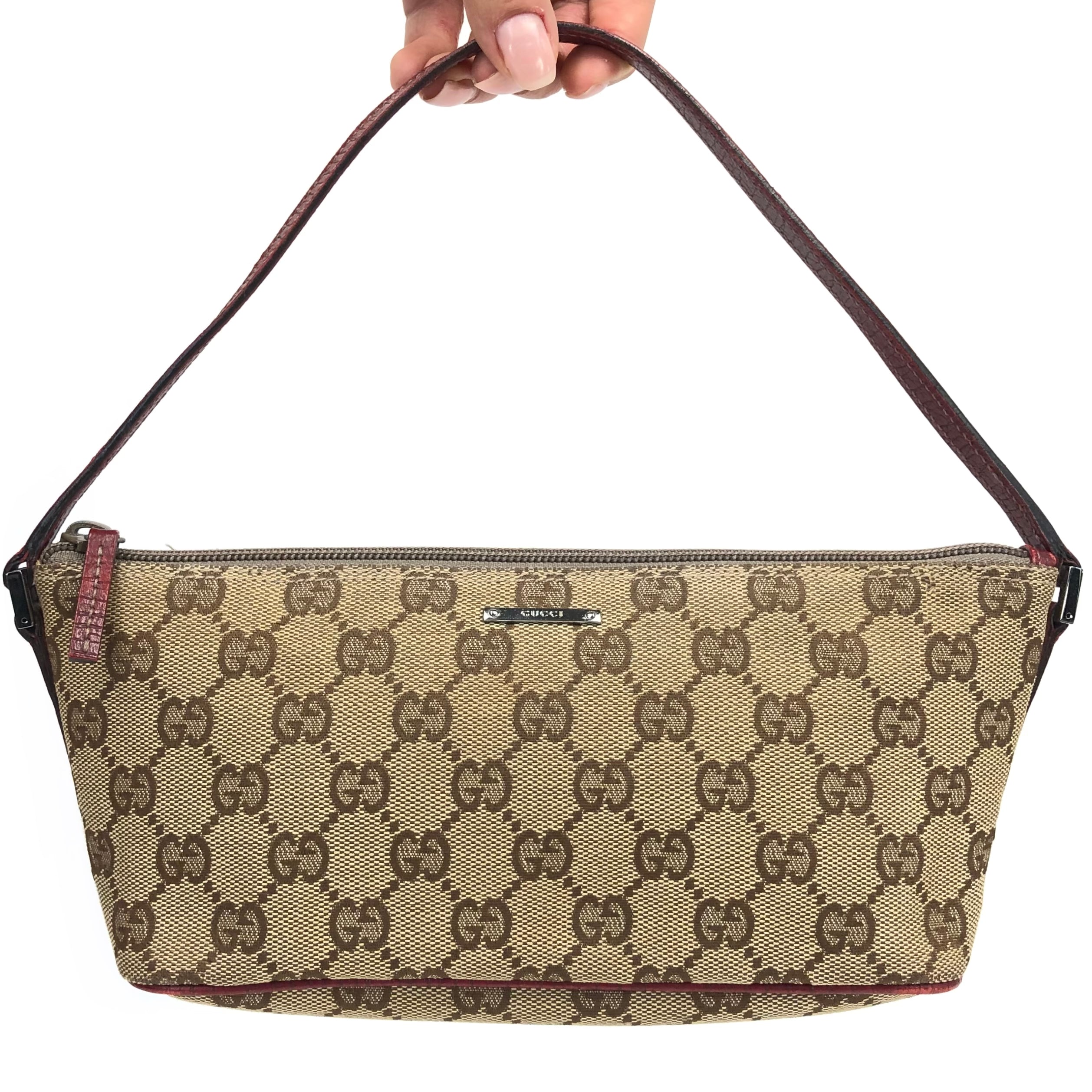 GUCCI MONOGRAM SHOULDER BAG