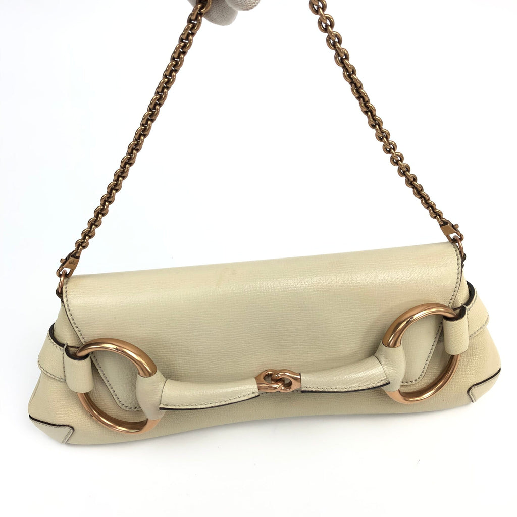GUCCI HORSEBIT TOM FORD CHAIN LEATHER SHOULDER BAG