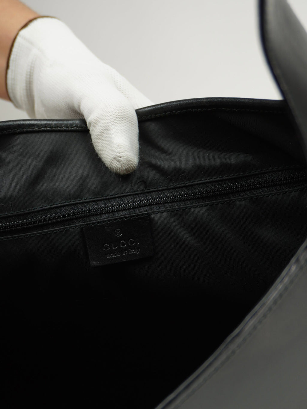 GUCCI LEATHER JACKIE SHOULDER BAG
