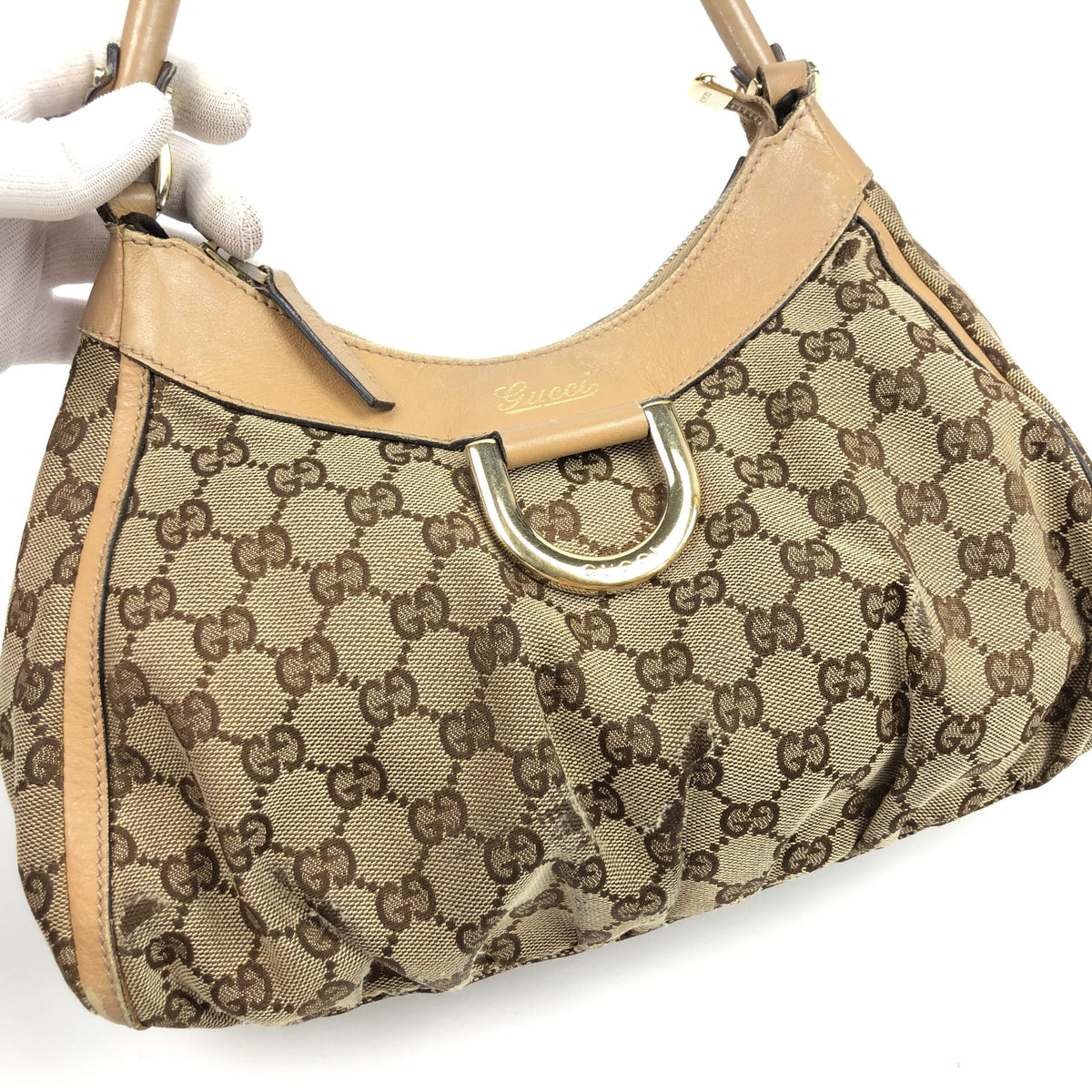 GUCCI MONOGRAM ABBEY SHOULDER BAG