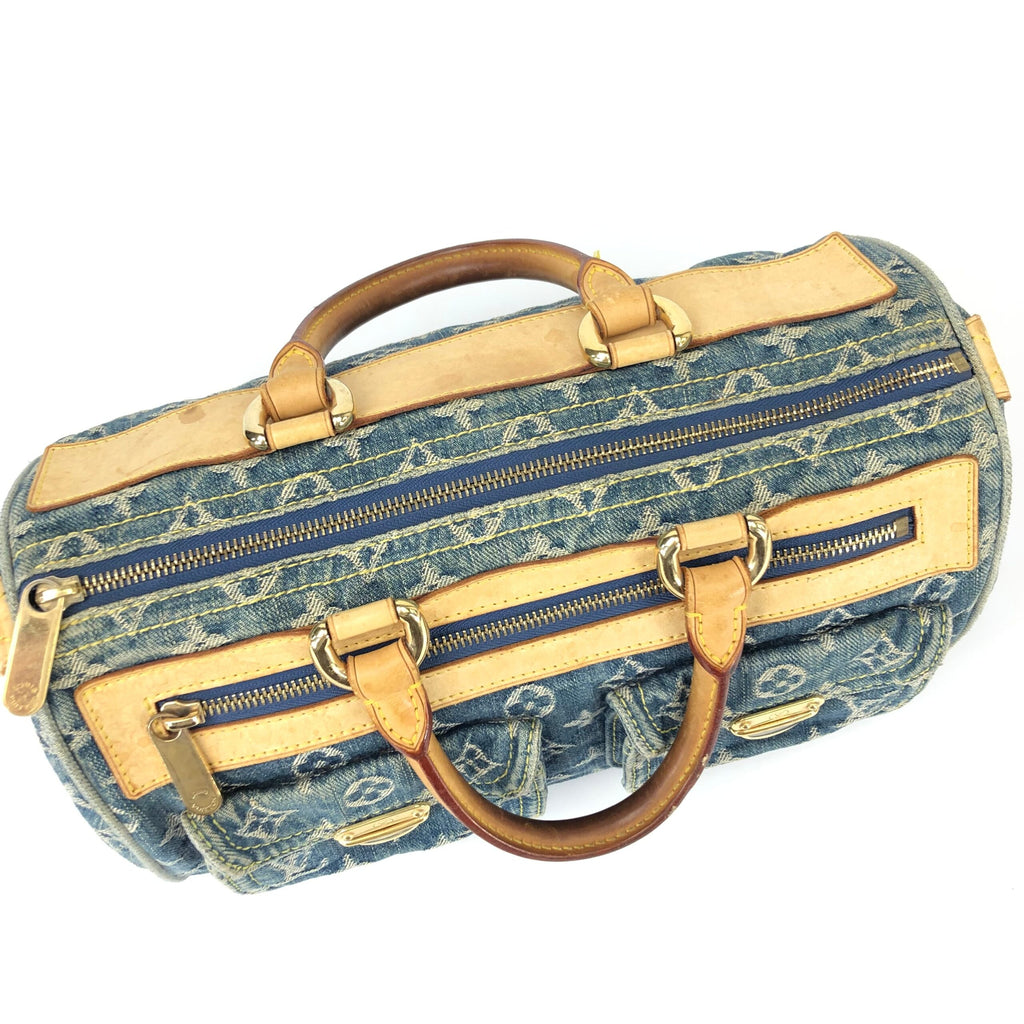 LOUIS VUITTON NEO SPEEDY DENIM BAG