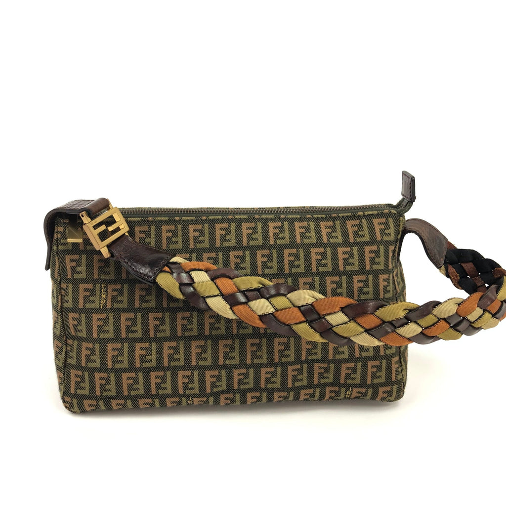 FENDI ZUCCA SHOULDER BAG