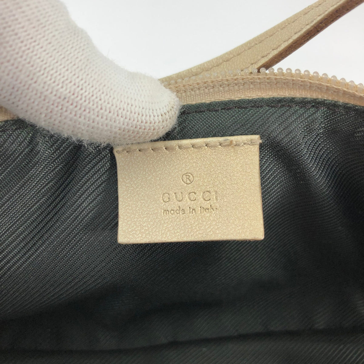 GUCCI MONOGRAM SHOULDER BAG