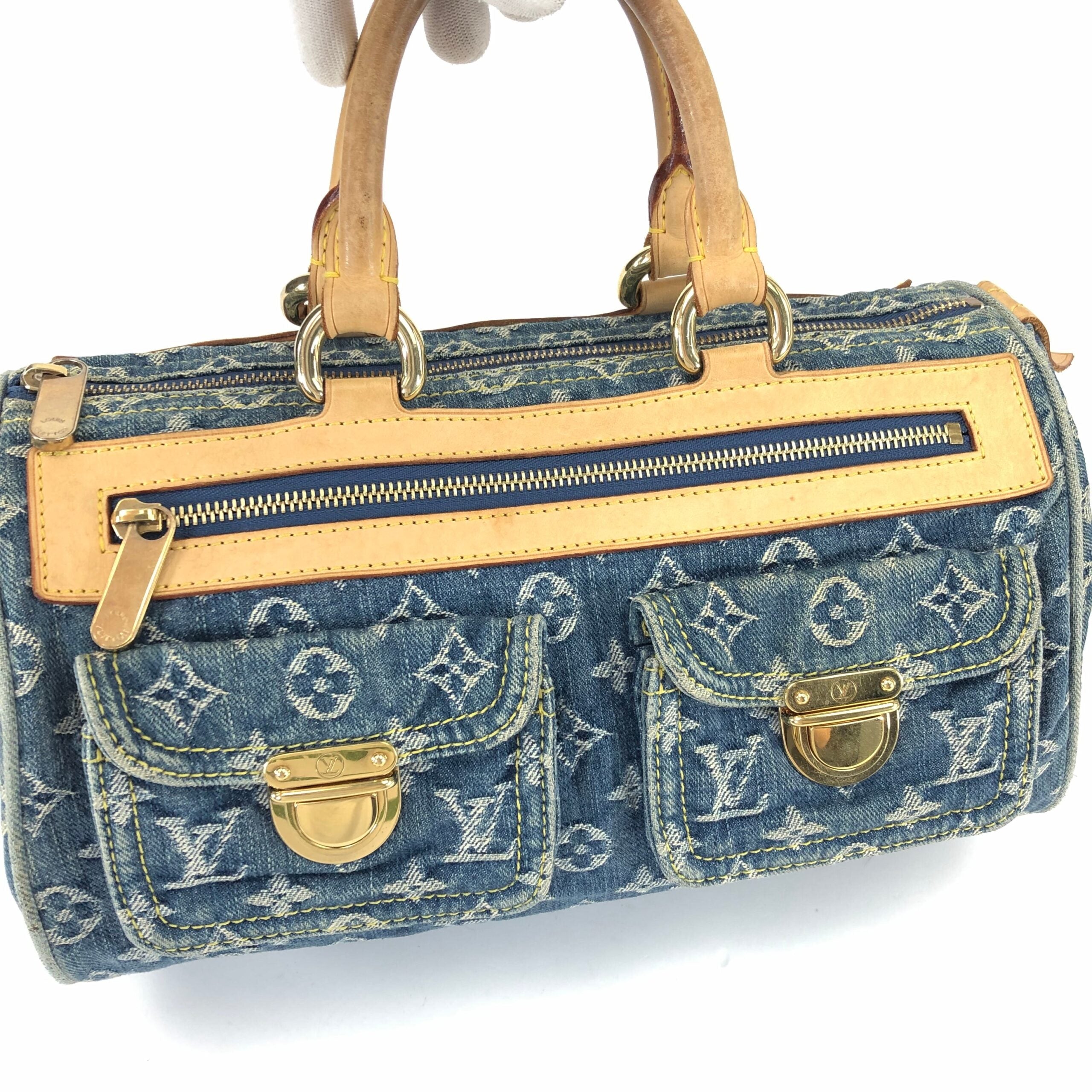 LOUIS VUITTON NEO SPEEDY DENIM BAG