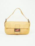 FENDI PYTHON BAGUETTE WITH MARBLE BUCKLE