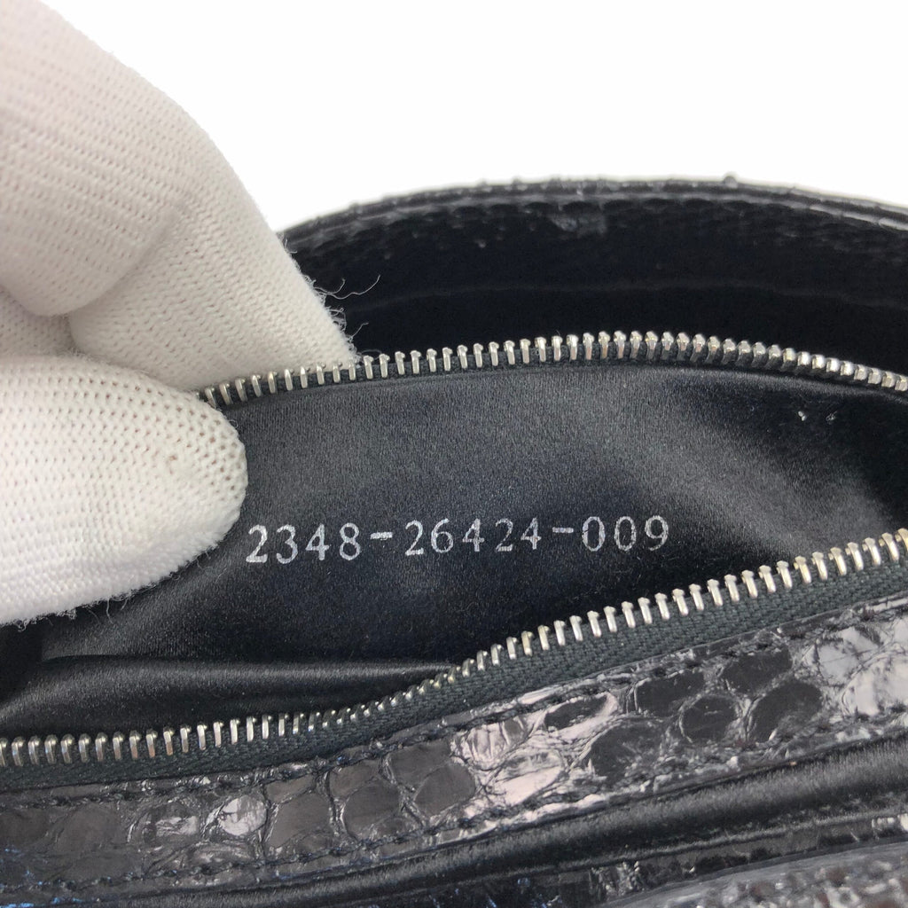 FENDI PYTHON SNAKESKIN BAGUETTE BAG