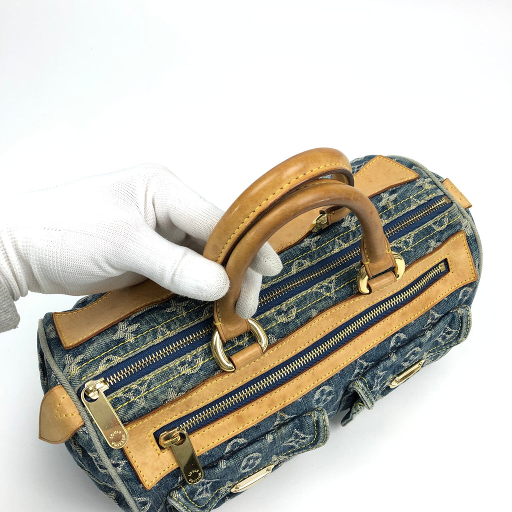 LOUIS VUITTON NEO SPEEDY DENIM BAG