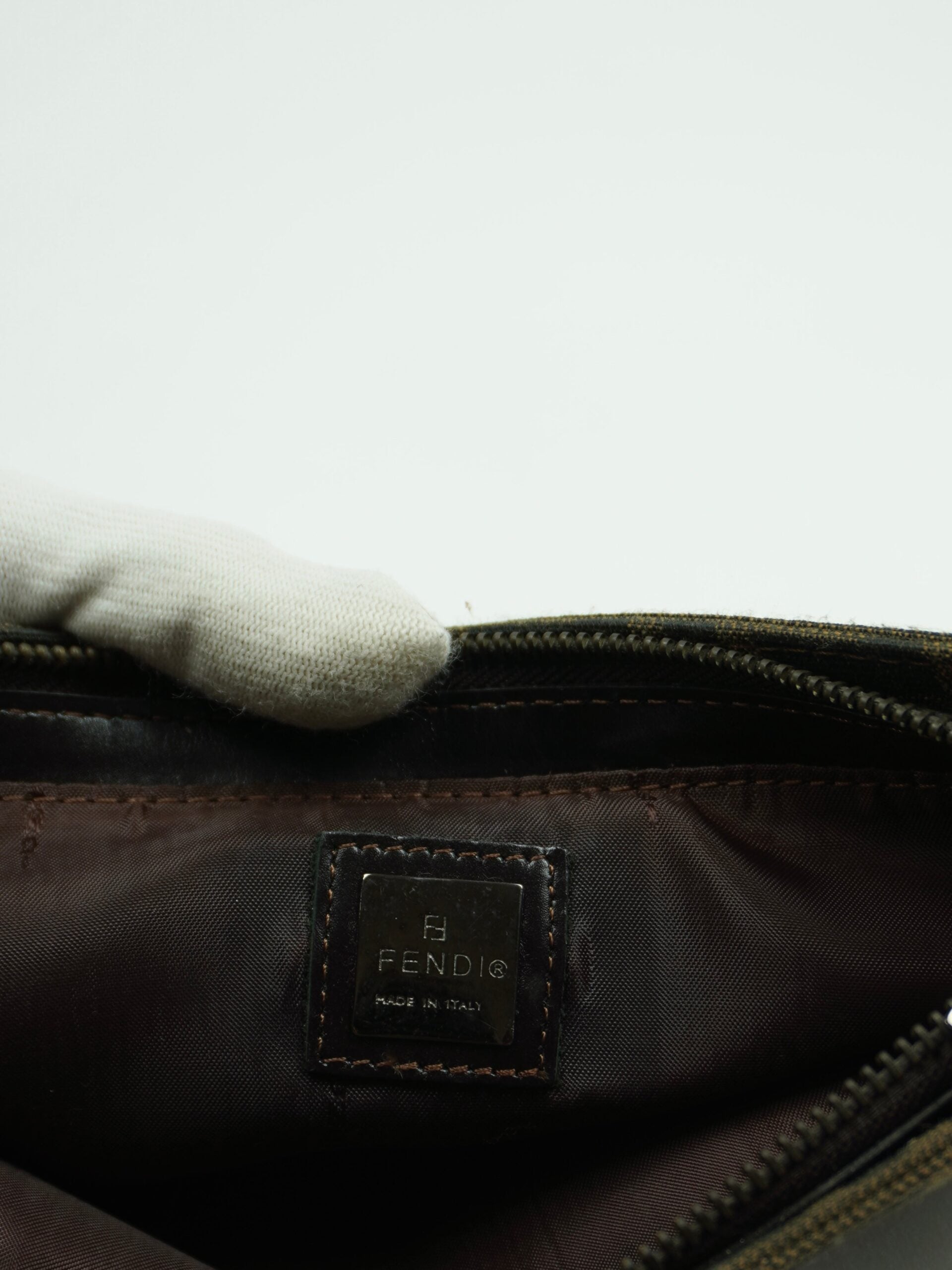 FENDI ZUCCA SHOULDER BAG