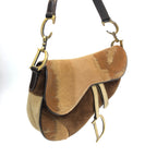 CHRISTIAN DIOR PONY HAIR SADDLE BAG