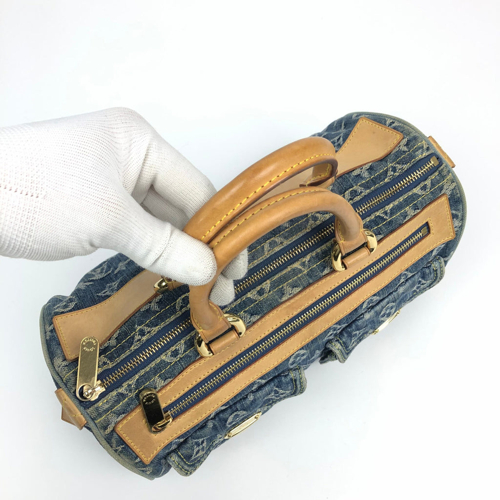 LOUIS VUITTON NEO SPEEDY DENIM BAG