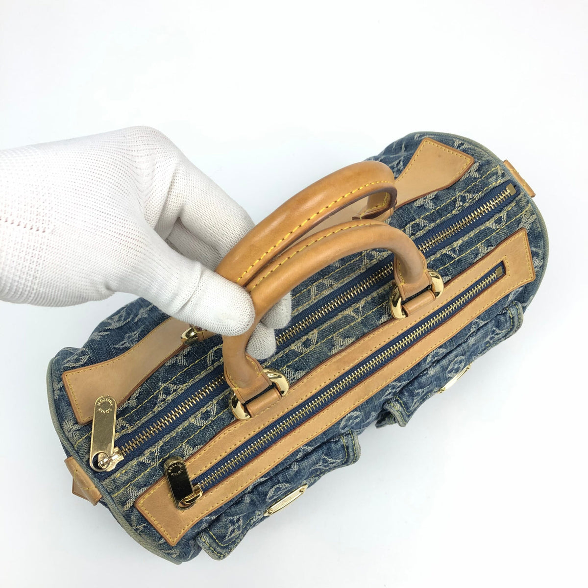 LOUIS VUITTON NEO SPEEDY DENIM BAG