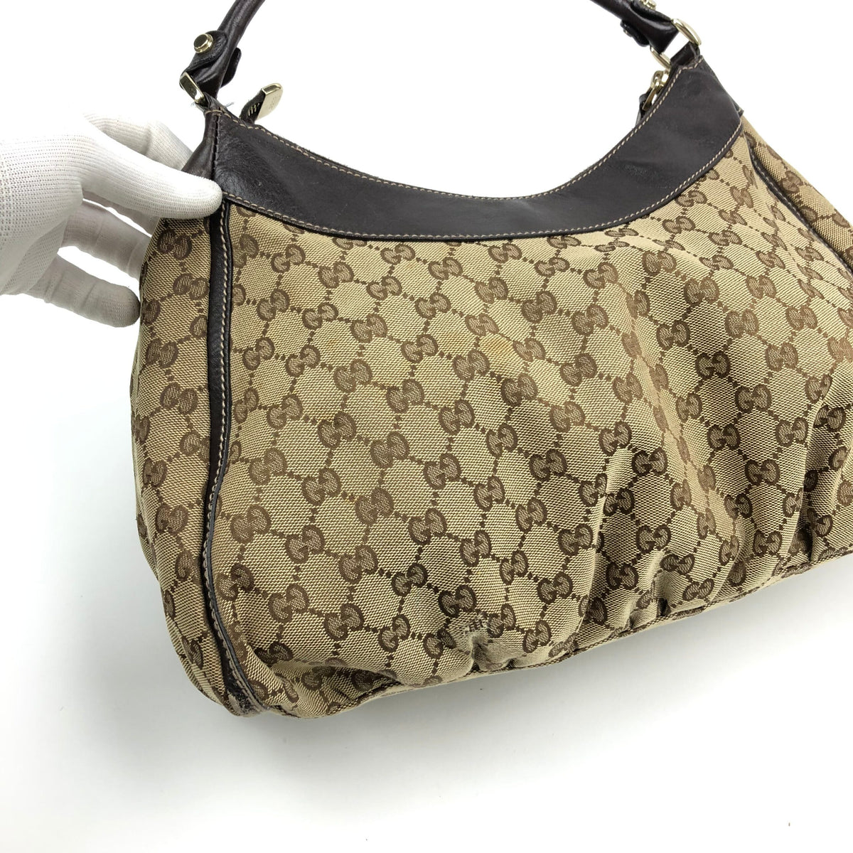 GUCCI MONOGRAM ABBEY SHOULDER BAG