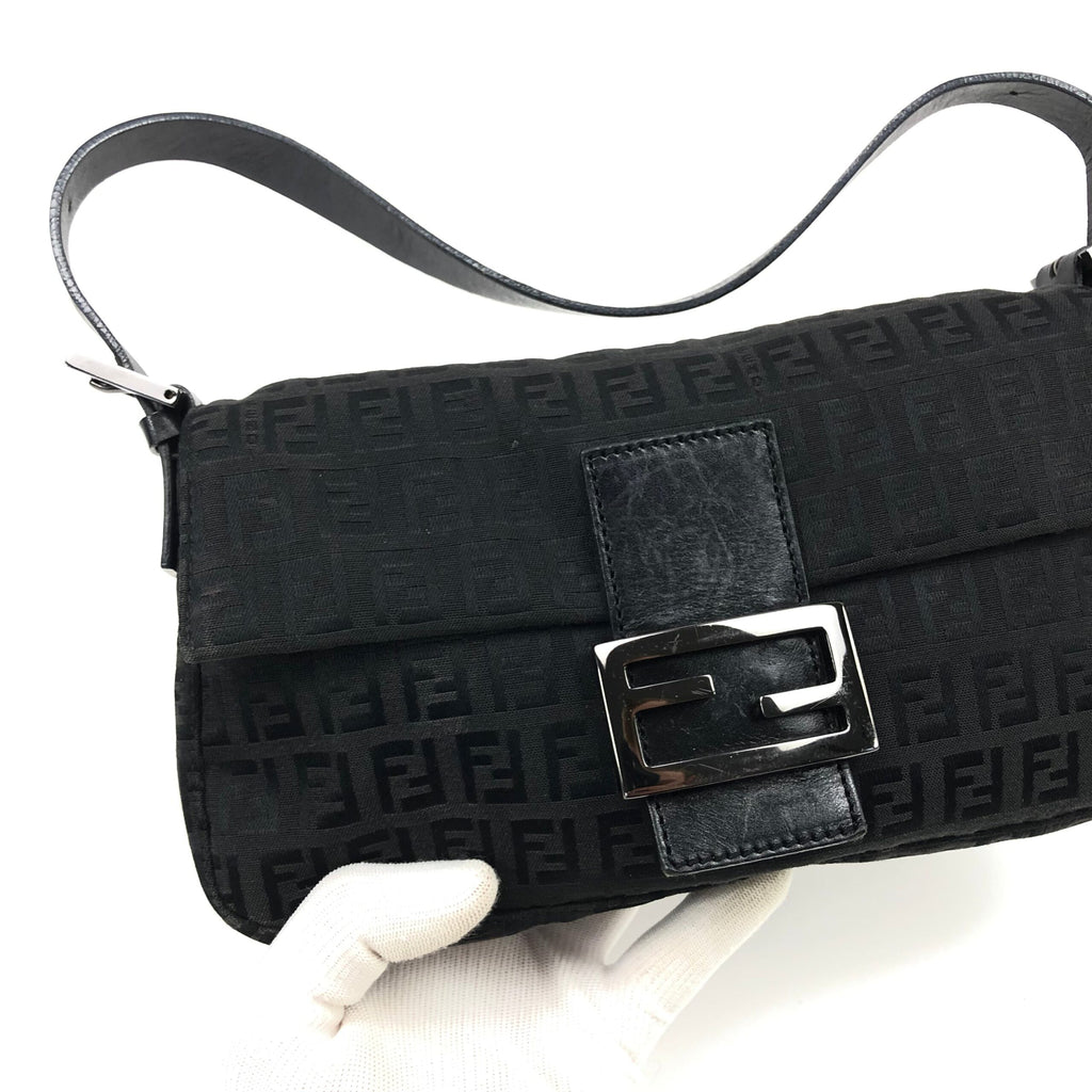 FENDI ZUCCA BAGUETTE SHOULDER BAG
