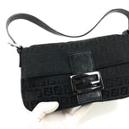 FENDI ZUCCA BAGUETTE SHOULDER BAG