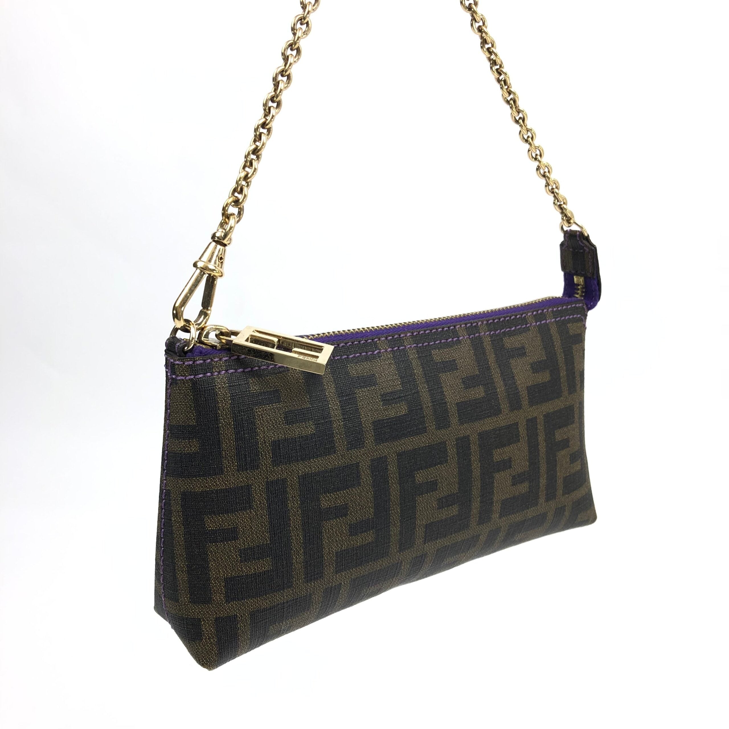 FENDI ZUCCA SHOULDER BAG