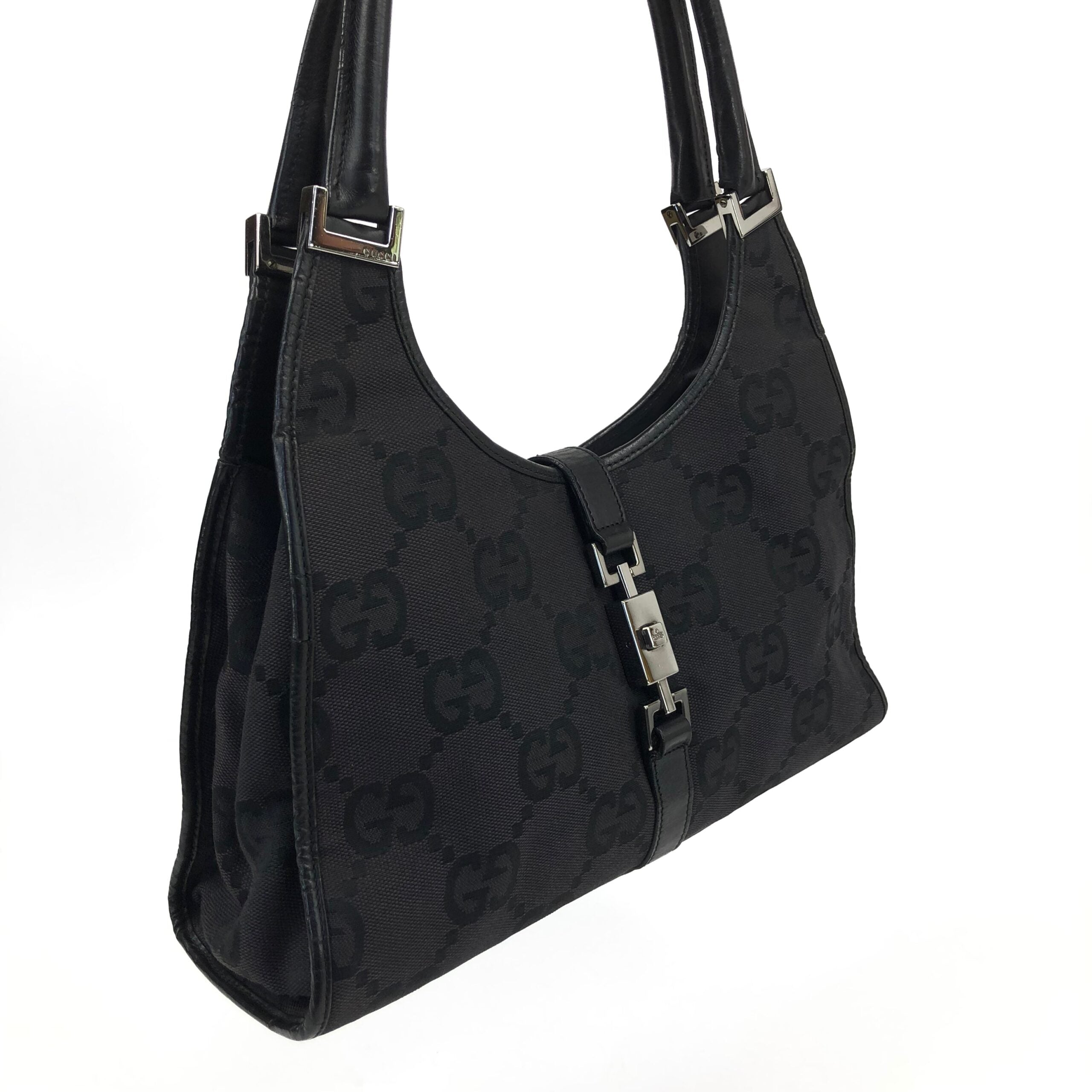 GUCCI MONOGRAM JACKIE SHOULDER BAG