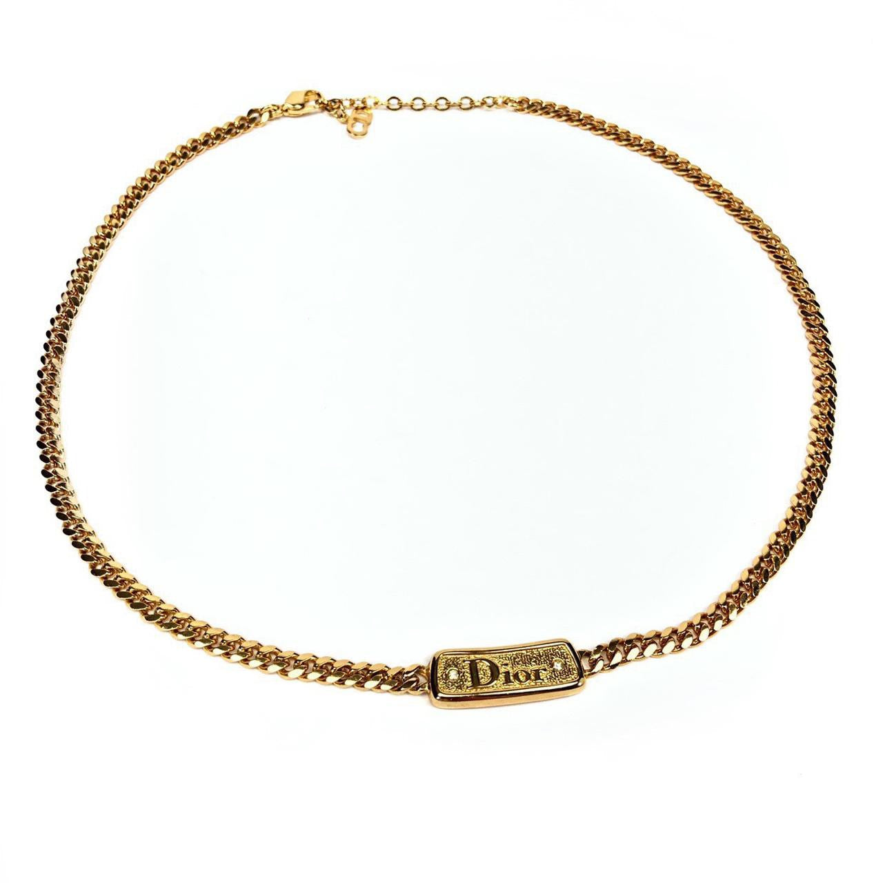 CHRISTIAN DIOR CHOKER NECKLACE