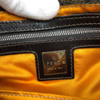 FENDI CASHMERE WOOL BAGUETTE SHOULDER BAG