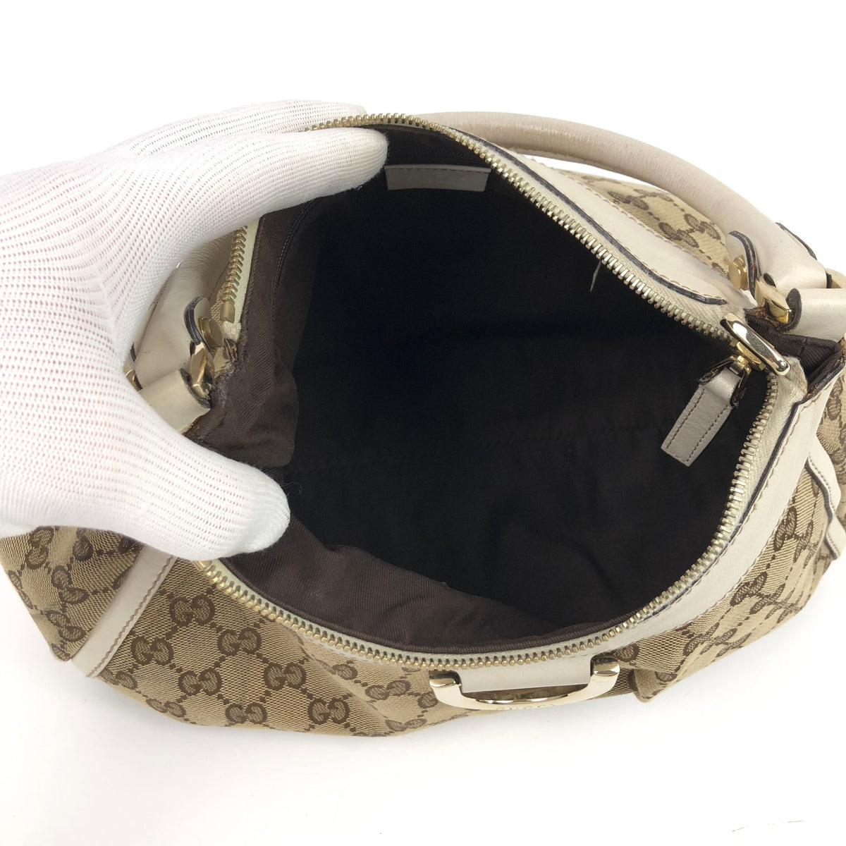 GUCCI MONOGRAM ABBEY SHOULDER BAG