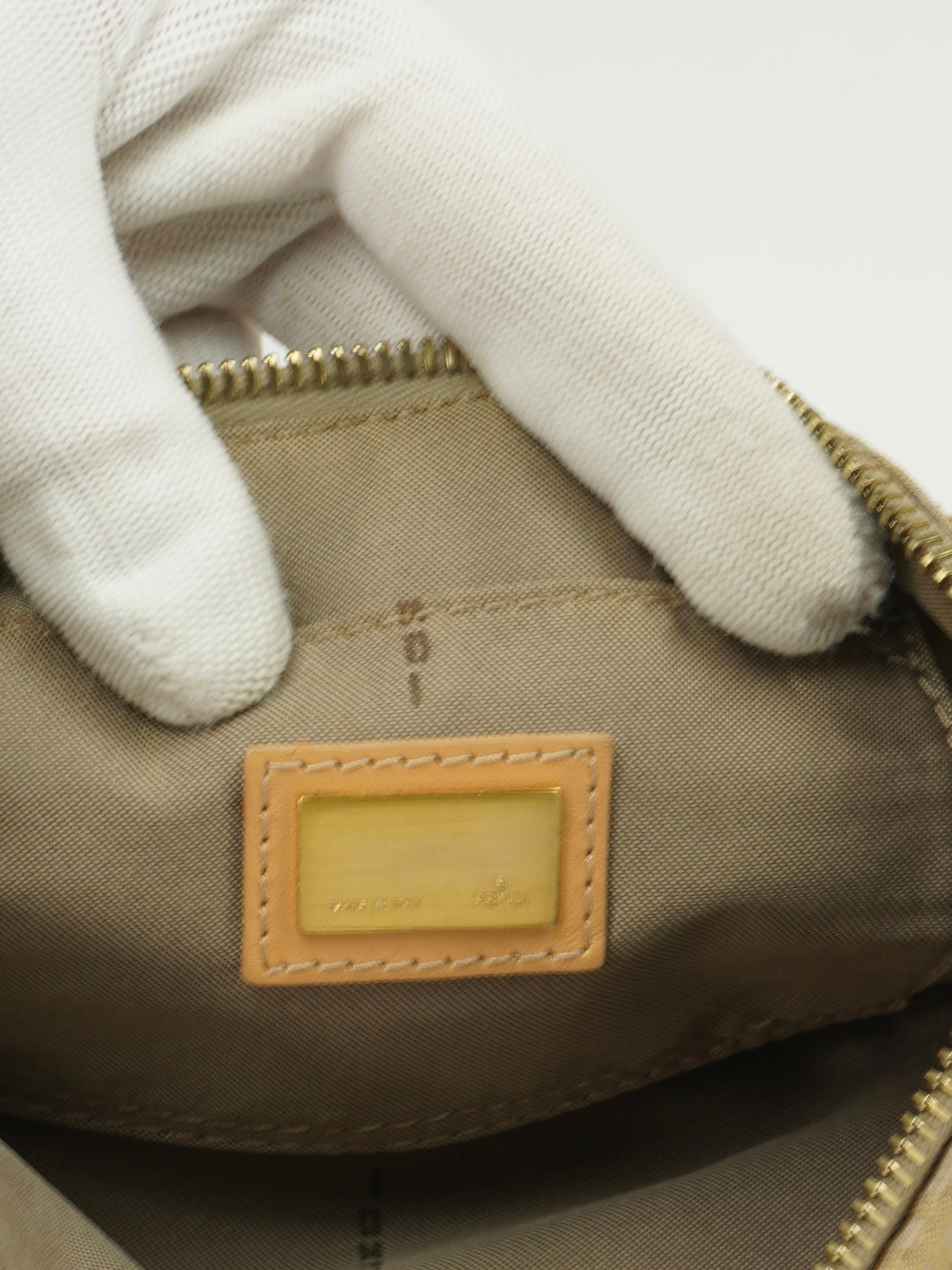FENDI ZUCCA SHOULDER BAG