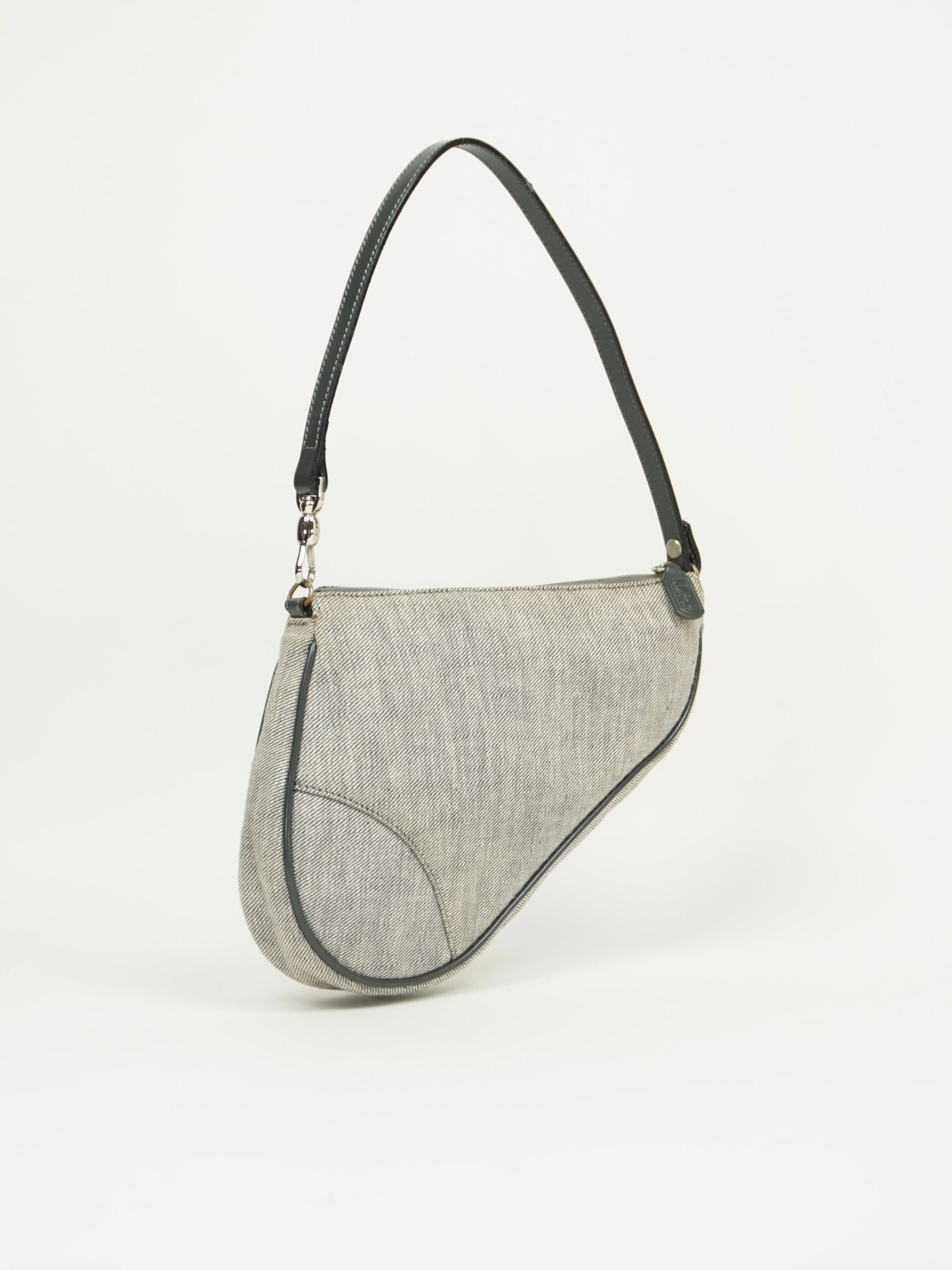 CHRISTIAN DIOR DENIM MINI SADDLE