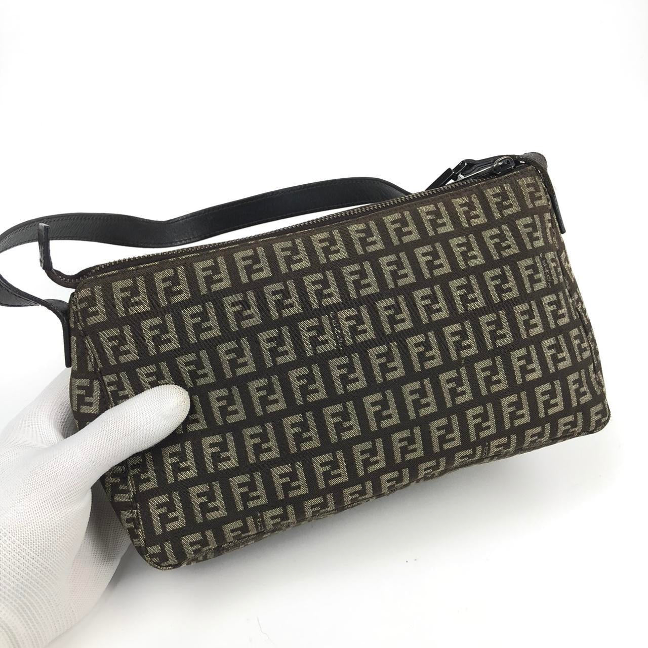 FENDI ZUCCA SHOULDER BAG