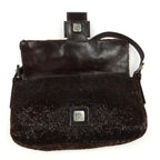FENDI BEADED BAGUETTE SHOULDER BAG