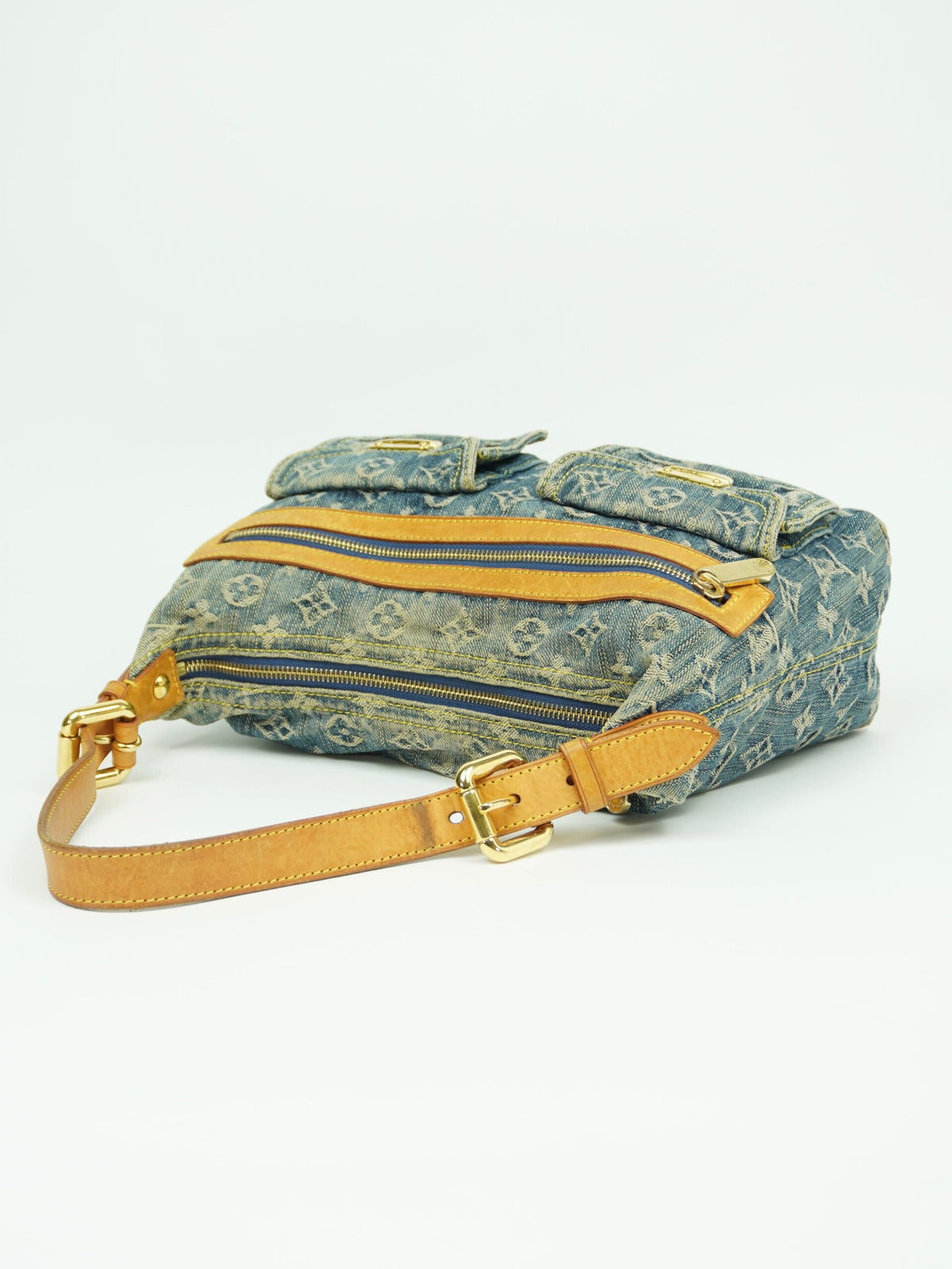 LOUIS VUITTON BAGGY PM DENIM SHOULDER BAG