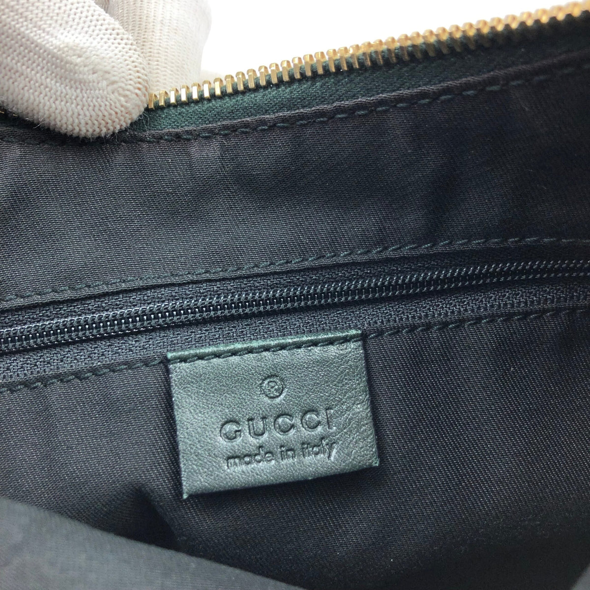 GUCCI ABBEY LEATHER SHOULDER BAG