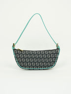 FENDI ZUCCA CRESCENT BAG