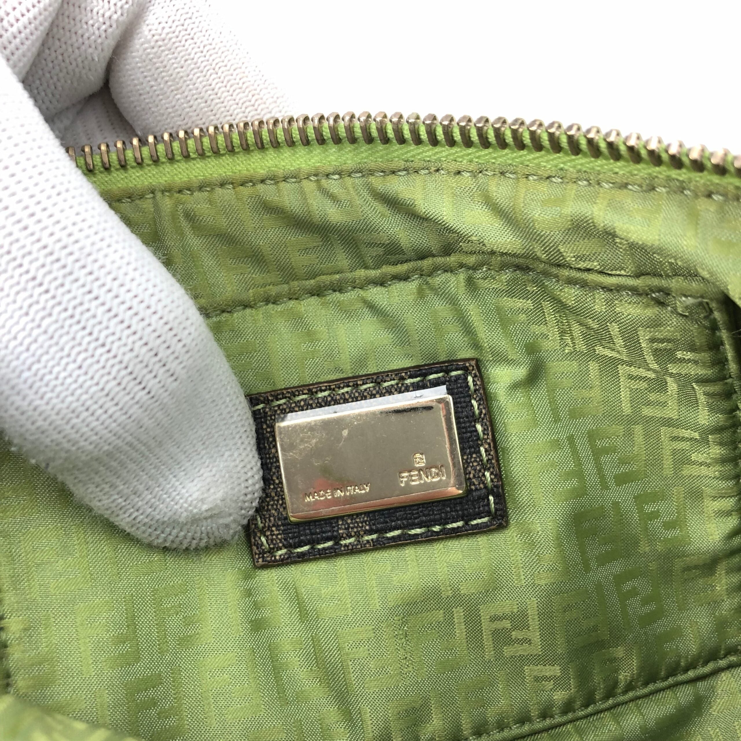 FENDI ZUCCA CHAIN BAG