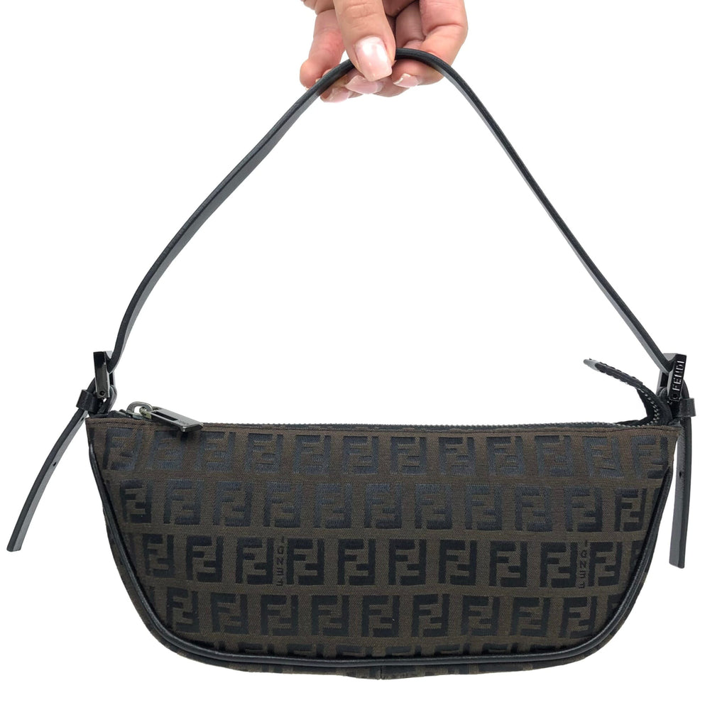 FENDI ZUCCA SHOULDER BAG