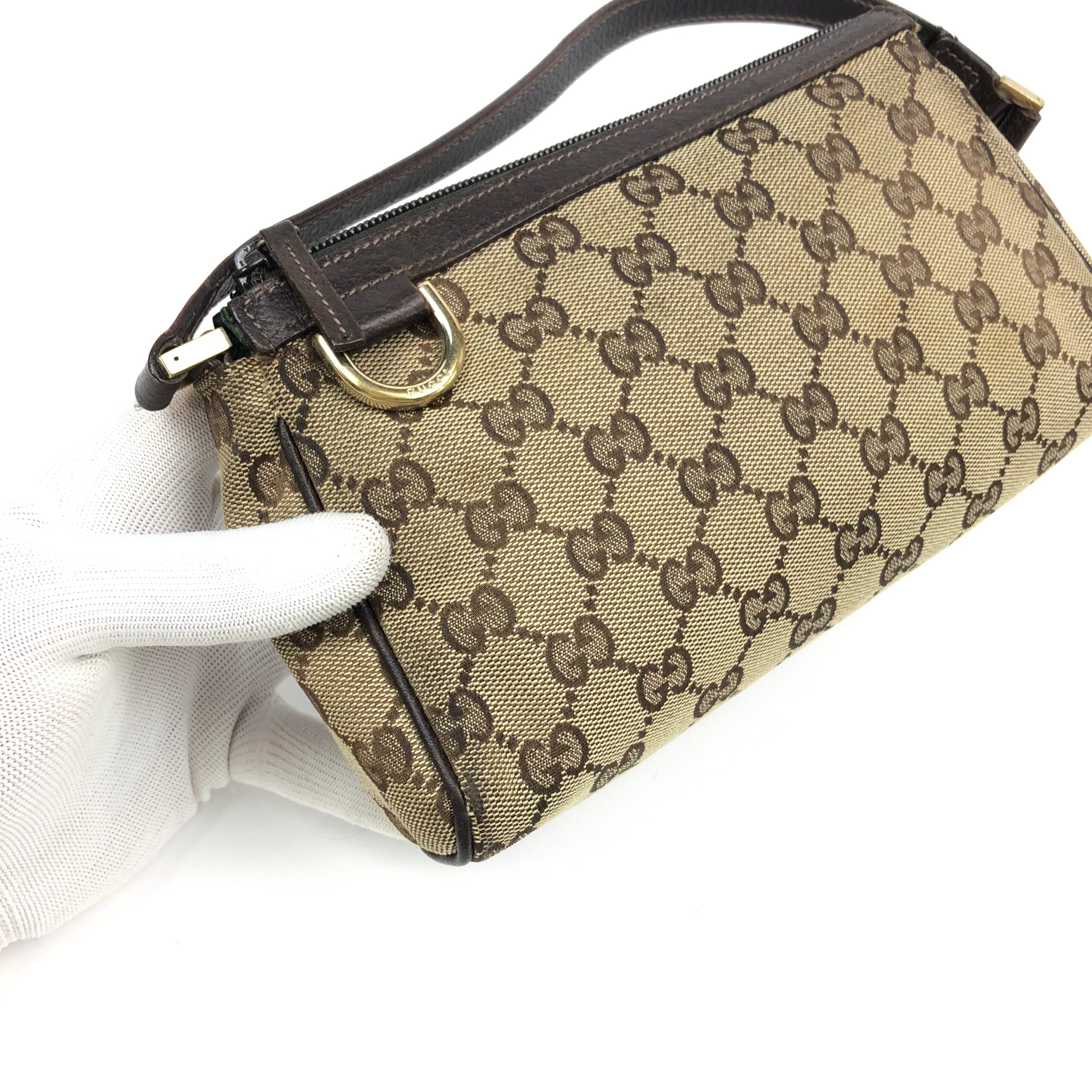 GUCCI MONOGRAM SHOULDER BAG