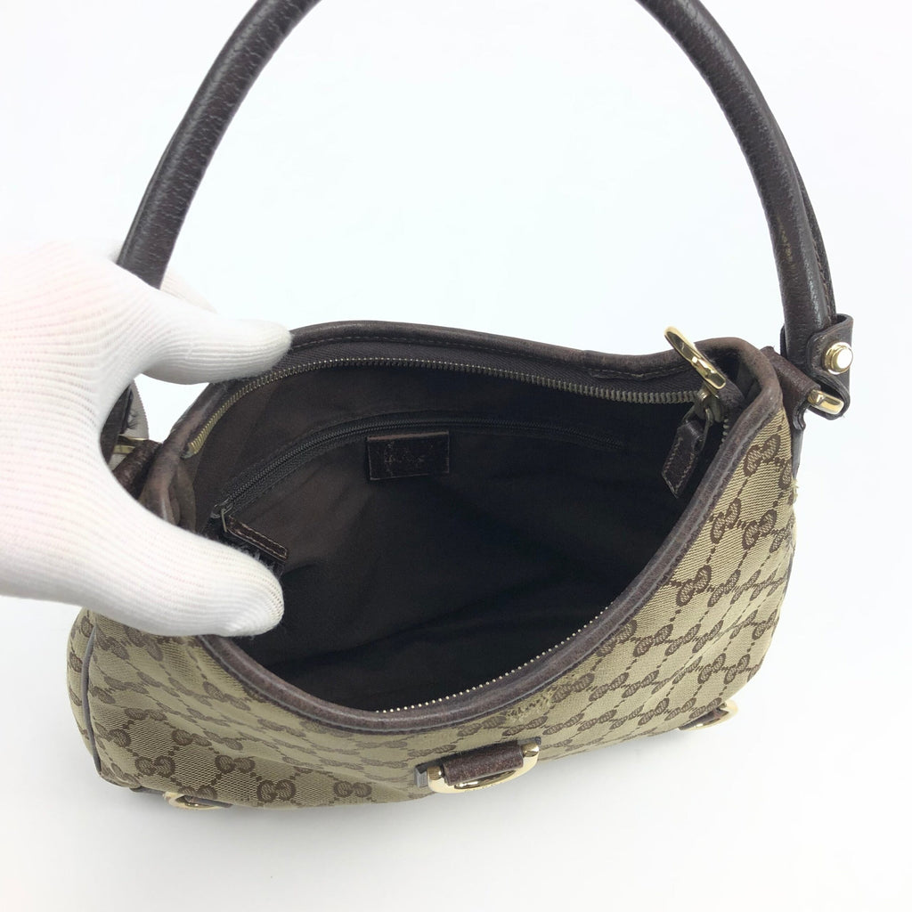 GUCCI MONOGRAM SHOULDER BAG