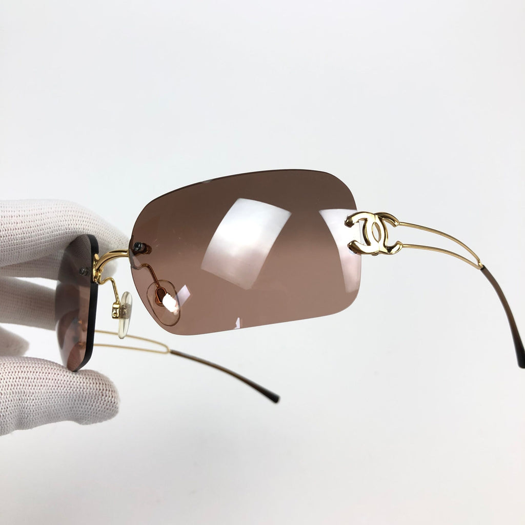CHANEL RIMLESS SUNGLASSES